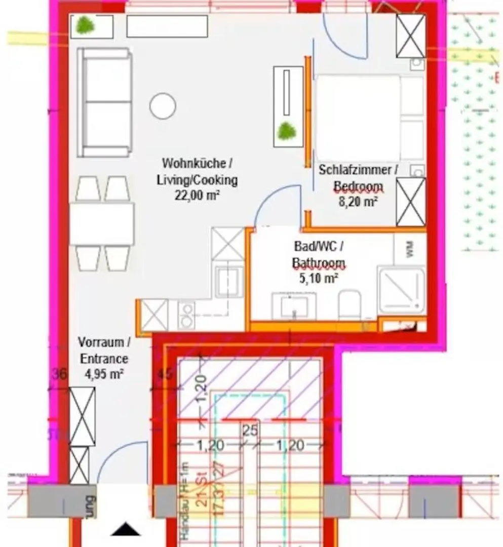 Stilvolle Premium-Wohnung Mit Klimaanlage Und Dachterrasse Vienna Apartment